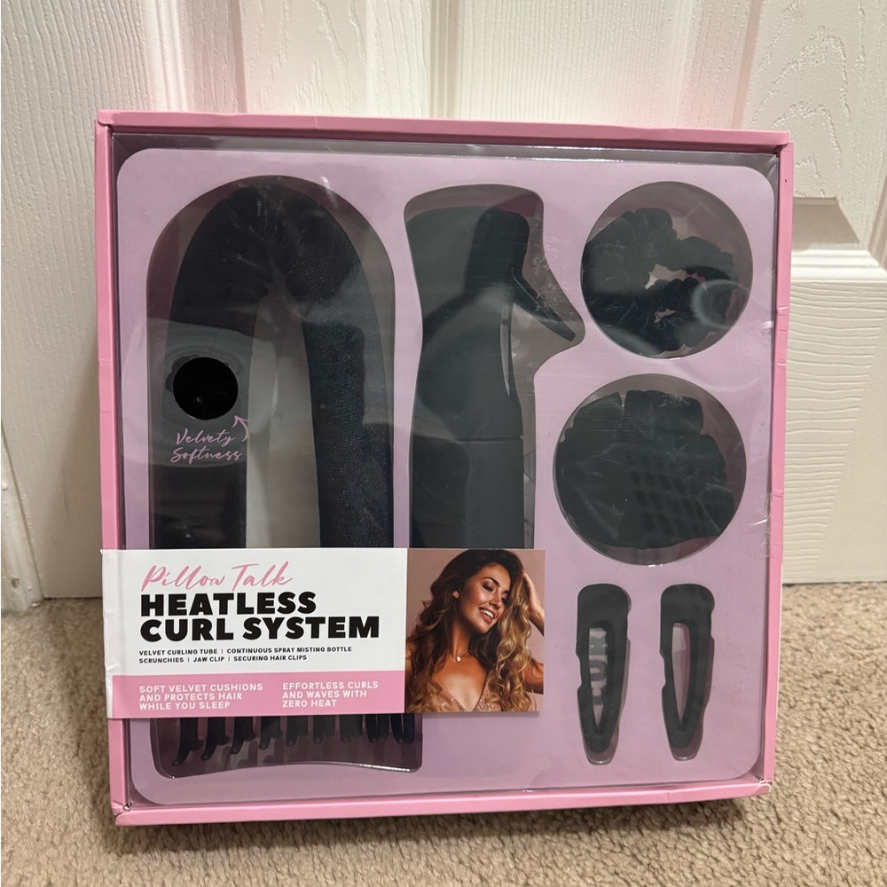 Velvet Softness Heatless Curl System in Black
